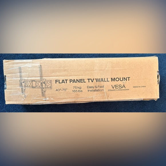 Flat Panel Tv Wall Mount 40"-75" 165 LBS Easy & Fast Installation VESA - Picture 1 of 5